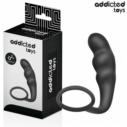 ADDICTED TOYS - ANALPLUGG MED RING SILIKON MODELL 4