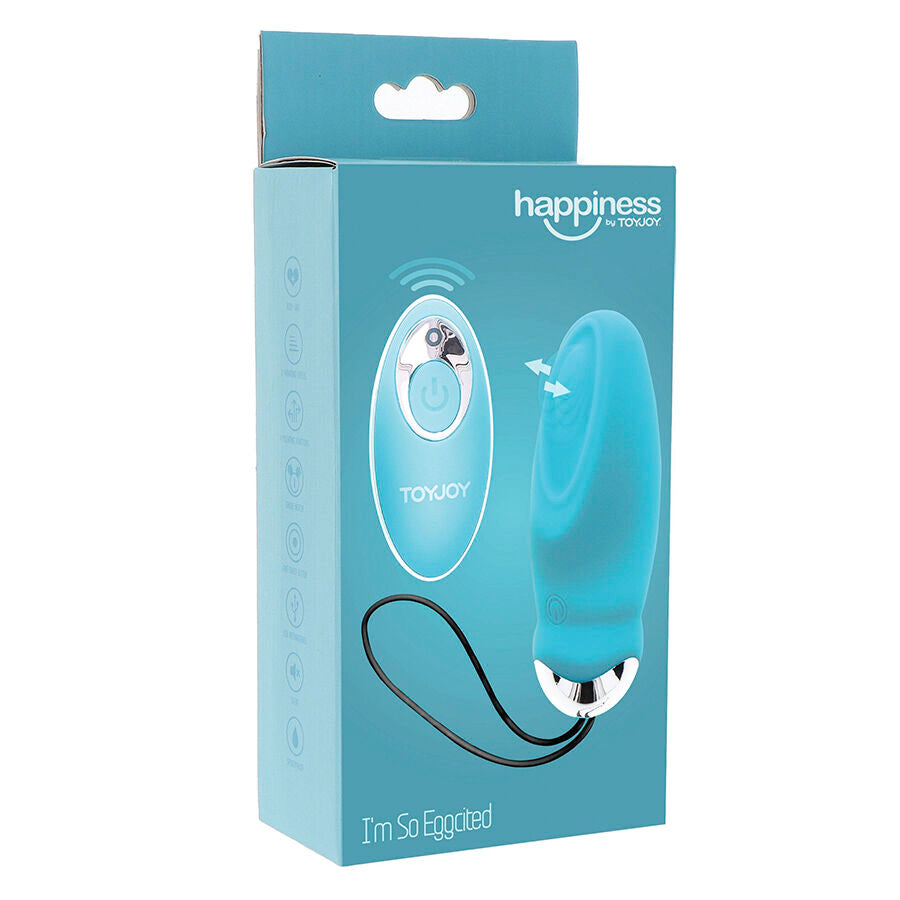 TOYJOY - HAPPINESS I'M SO EGGCITED FJÄRRKONTROLLVIBRATOR BLÅ