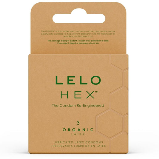 LELO - HEX ORGANIC CONDOM ASK 3 ENHETER