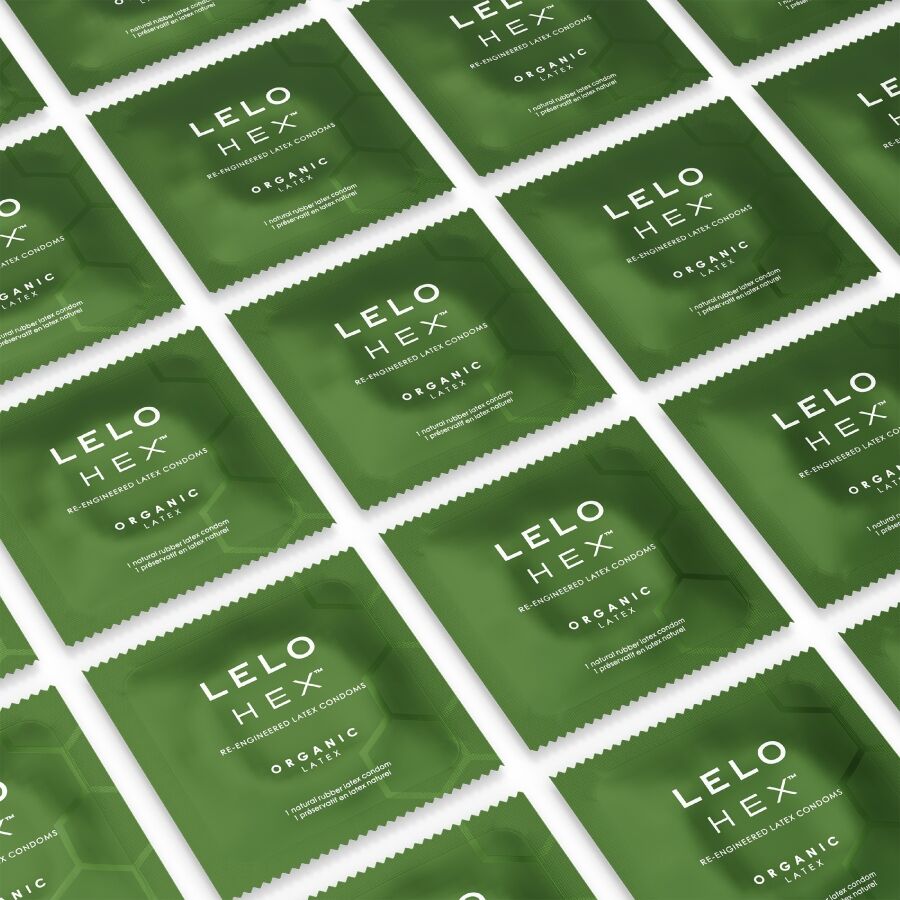 LELO - HEX ORGANIC CONDOM BOX 12 UNITS