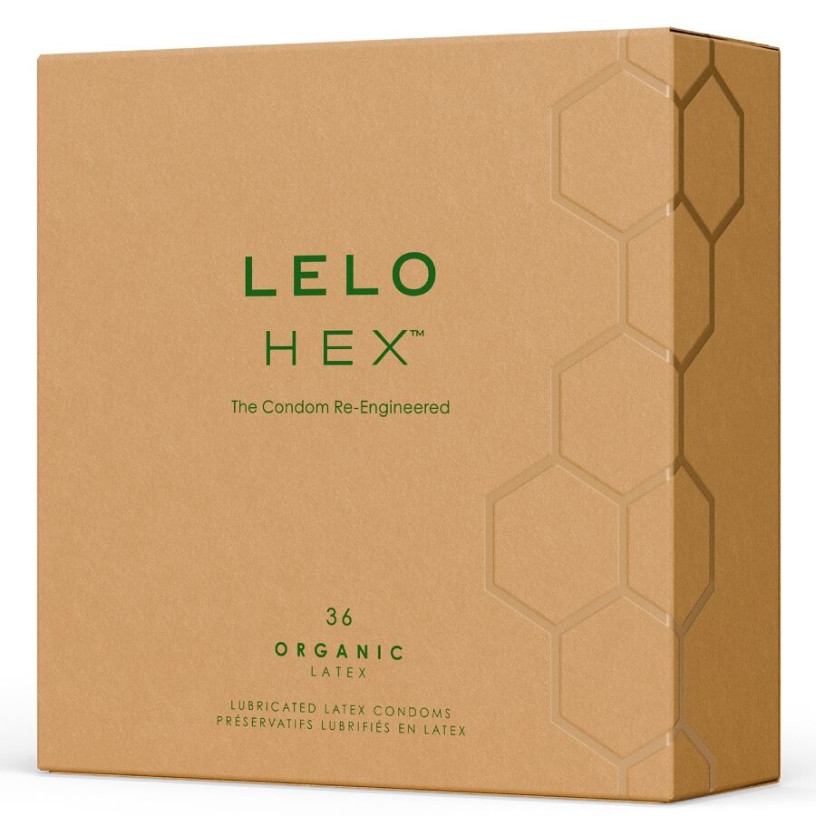 LELO - HEX ORGANIC KONDOMASK 36 ENHETER
