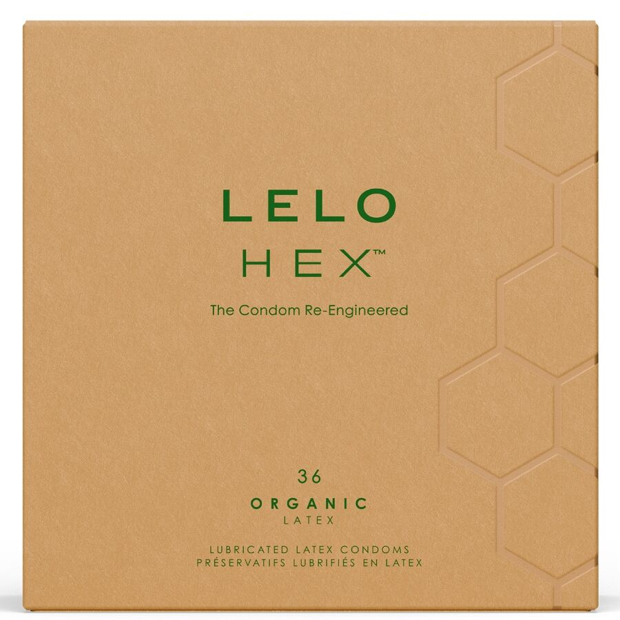 LELO - HEX ORGANIC KONDOMASK 36 ENHETER