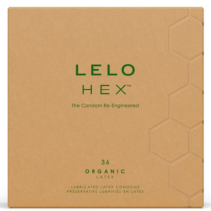 LELO - HEX ORGANIC KONDOMASK 36 ENHETER