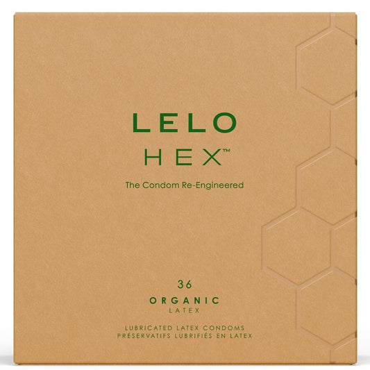 LELO - HEX ORGANIC KONDOMASK 36 ENHETER