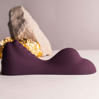 ROCKS-OFF - RUBY GLOW LILA SITT-PÅ-VIBRATOR