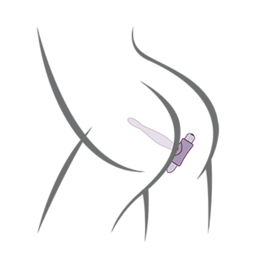 ROCKS- OFF - PETITE SENSATIONS TEAZER ANALPLUGG VIBRATOR LILA