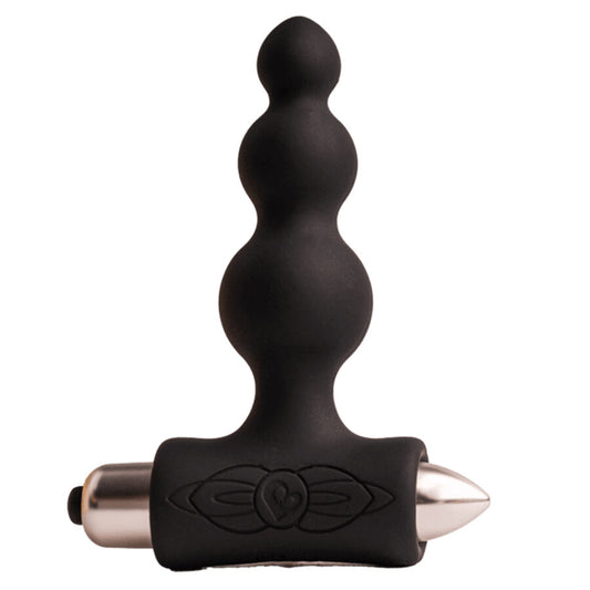 ROCKS- OFF - PETITE SENSATIONS BUBBLES ANAL PLUG VIBRATOR BLACK