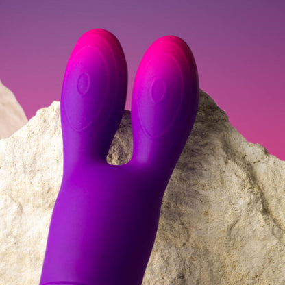 ROCKS- OFF - GLO-GIRL KANIN LILA FLEXIBEL VIBRATOR