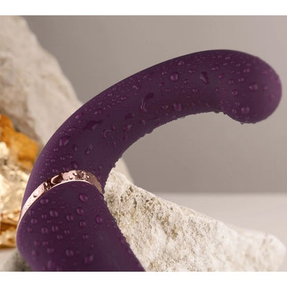 ROCKS-OFF - GEMINI DUAL VIBRATOR G-SPOT CLITORIS STIMULATOR PURPLE