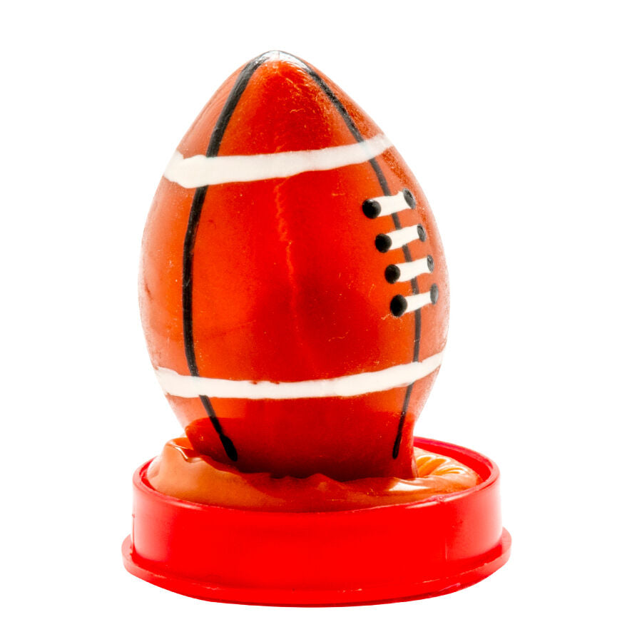 CONDOMERIE - HANDMÅLADE NYHETSKONDOMER RUGBYBOLL