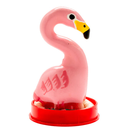 CONDOMERIE - HANDMÅLADE NYHETSKONDOMER FLAMINGO ROSA