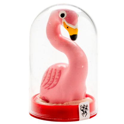 CONDOMERIE - HANDMÅLADE NYHETSKONDOMER FLAMINGO ROSA