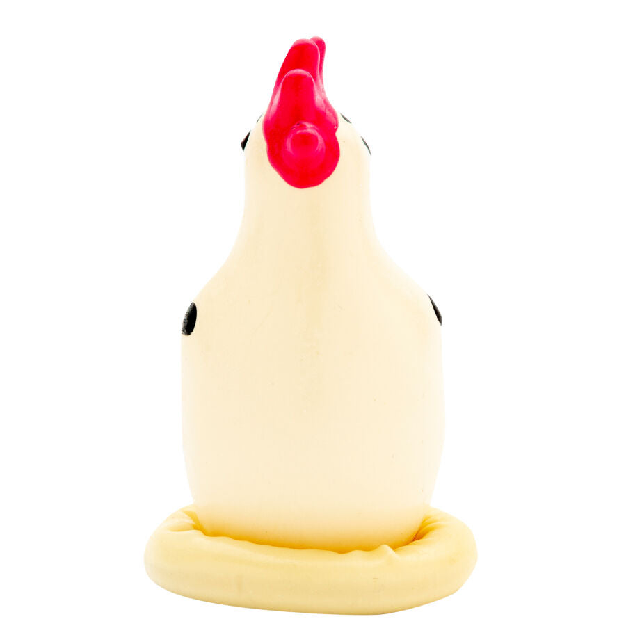 CONDOMERIE - HANDMÅLADE NYHETSKONDOMER COCKY ROOSTER