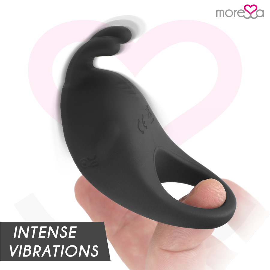 MORESSA - BRAD PREMIUM SILICONE RECHARGEABLE BLACK - Kink&Play