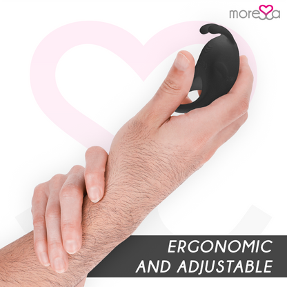 MORESSA - BRAD PREMIUM SILICONE RECHARGEABLE BLACK - Kink&Play
