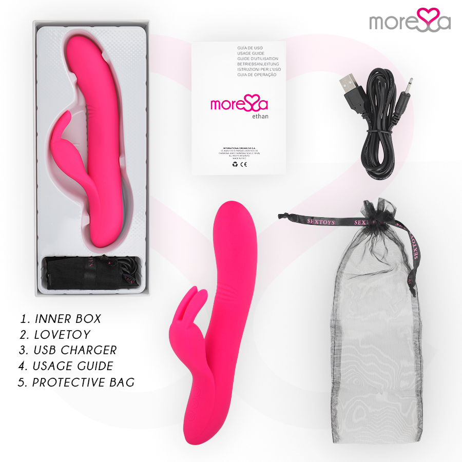 MORESSA - ETHAN PREMIUM SILICONE RECHARGEABLE - Kink&Play