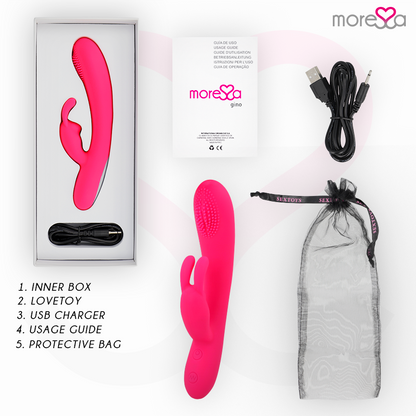 MORESSA - GINO PREMIUM SILICONE RECHARGEABLE - Kink&Play