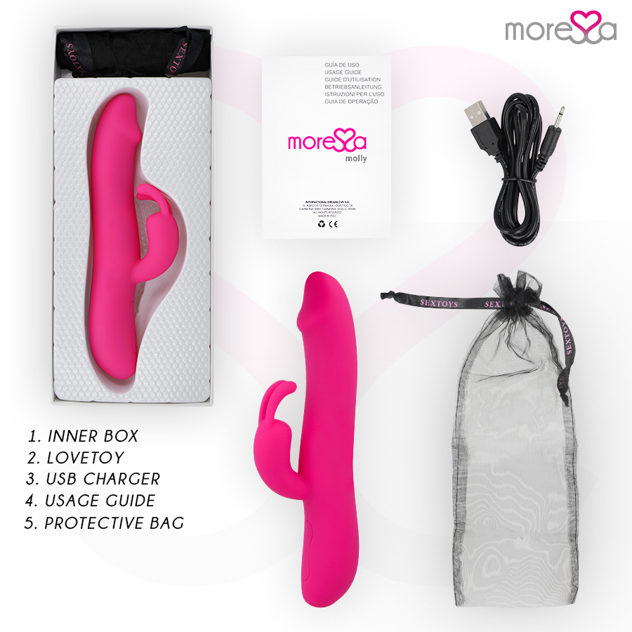 MORESSA - MOLLY PREMIUM SILICONE RECHARGEABLE - Kink&Play
