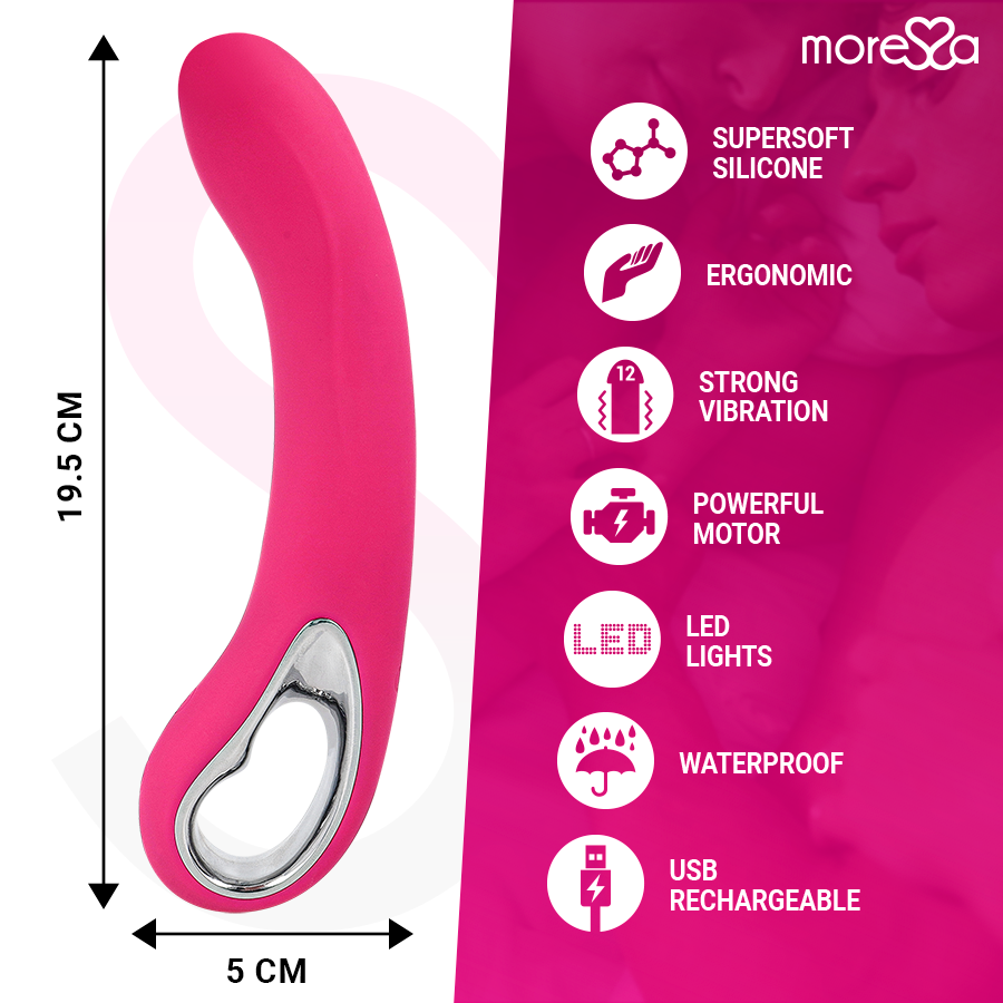 MORESSA - NELSON PREMIUM SILICONE RECHARGEABLE - Kink&Play