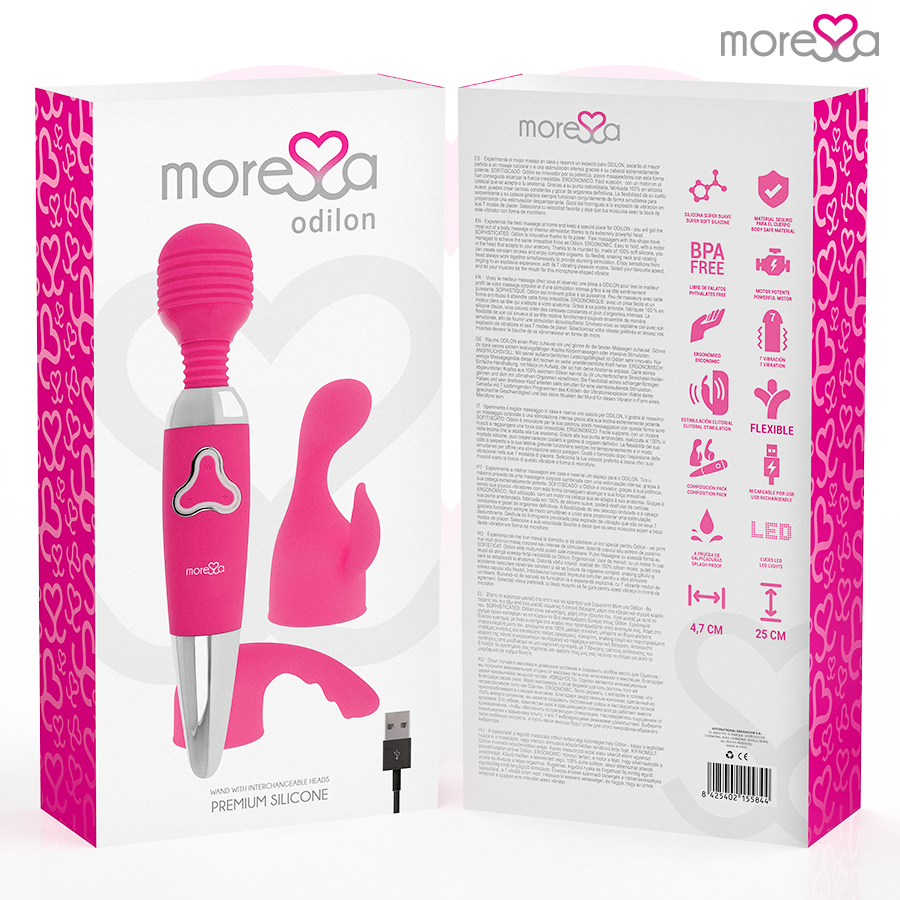 MORESSA - ODILON PREMIUM SILICONE RECHARGEABLE - Kink&Play