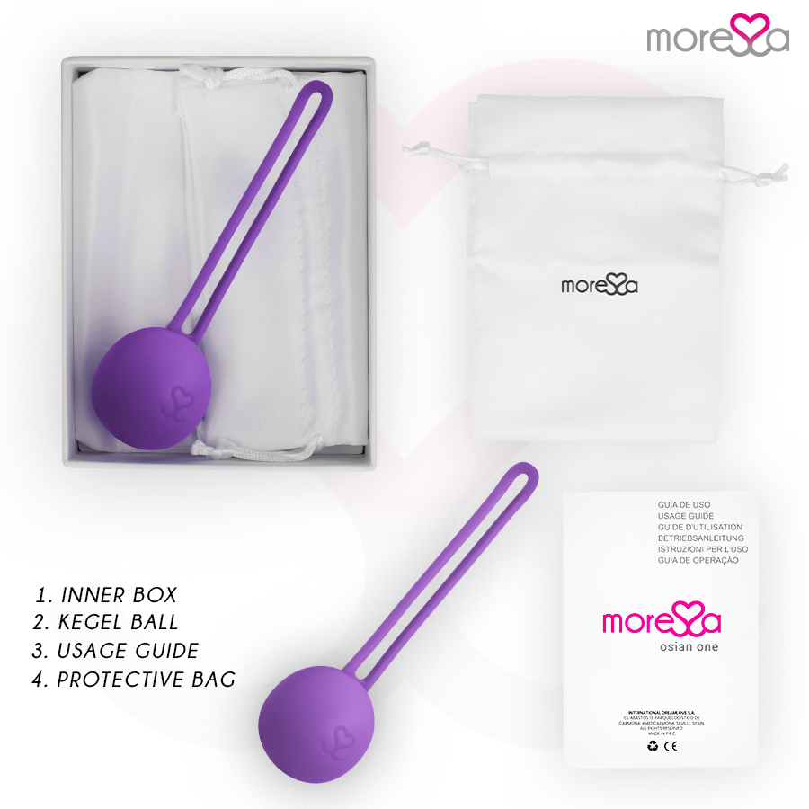 MORESSA - OSIAN ONE PREMIUM LILAC SILICONE - Kink&Play