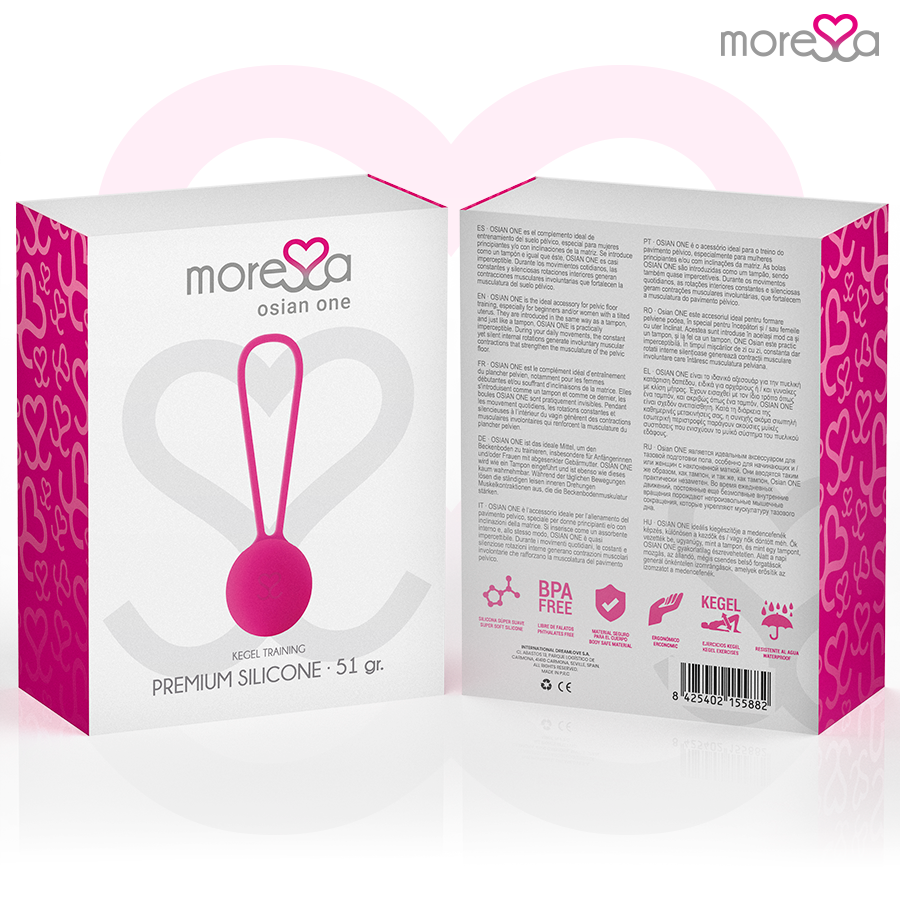 MORESSA - OSIAN ONE PREMIUM SILICONE PINK - Kink&Play