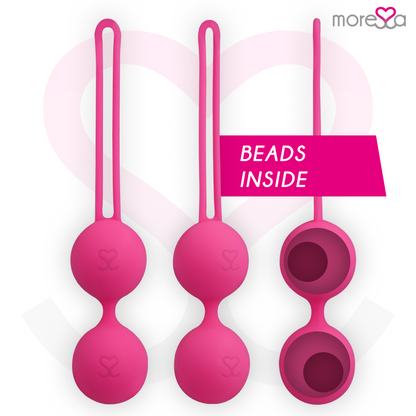 MORESSA - OSIAN THREE PREMIUM SILICONE PINK - Kink&Play