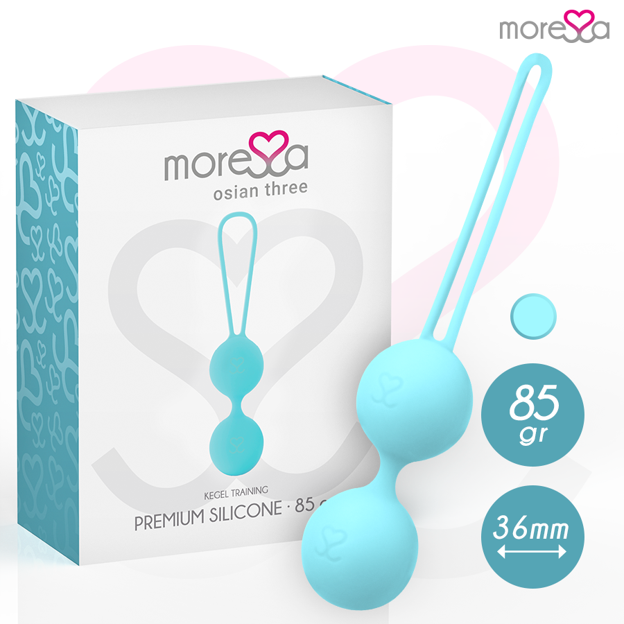 MORESSA - OSIAN THREE PREMIUM TURQUOISE SILICONE - Kink&Play