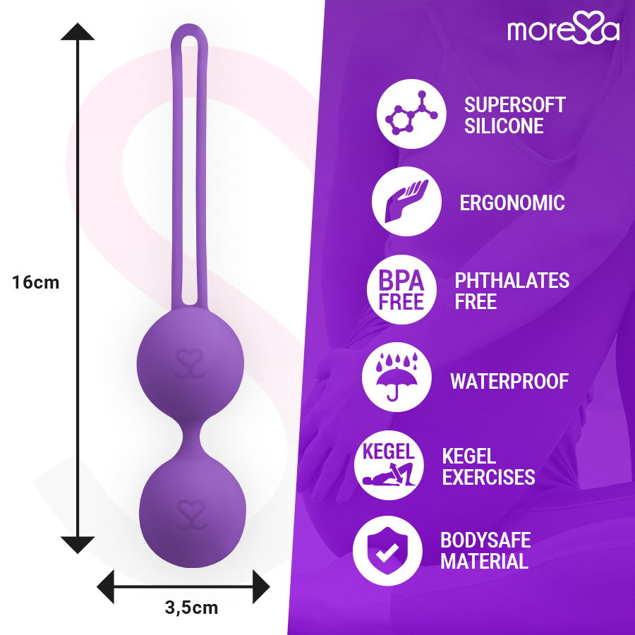 MORESSA - OSIAN TWO PREMIUM LILAC SILICONE - Kink&Play