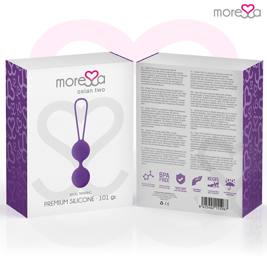 MORESSA - OSIAN TWO PREMIUM LILAC SILICONE - Kink&Play