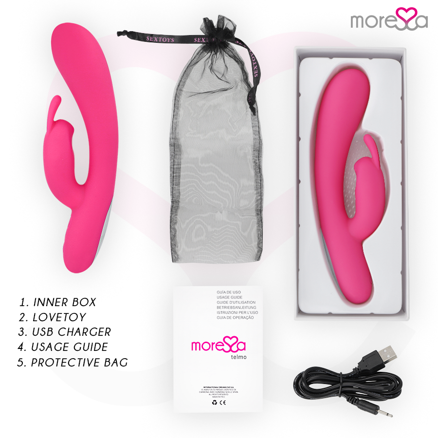 MORESSA - TELMO PREMIUM SILICONE RECHARGEABLE - Kink&Play