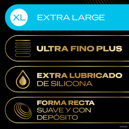 DUREX - TOTAL CONNECTION XL ULTRA TUNNA PLUS LATEXFRIA 10 ENHETER