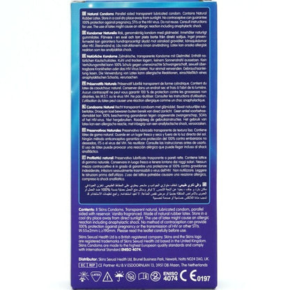 SKINS - NATURLIGA PREMIUMKONDOMER 8-PACK