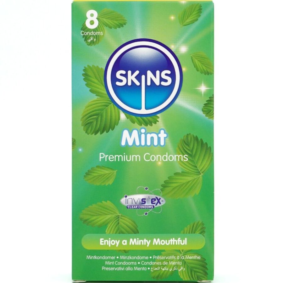 SKINS - MINT KONDOMER PREMIUM FÖRPACKNING 8