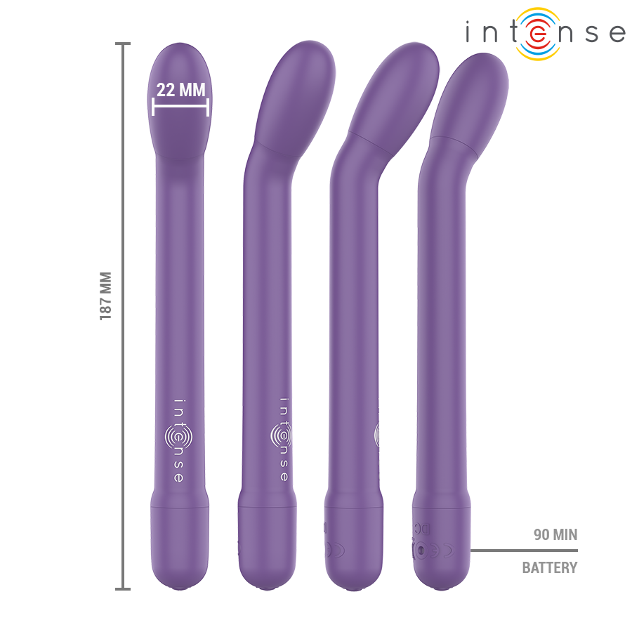 INTENSE - KARLIE UPPLADDNINGSBAR G-PUNKTSTIMULATOR LILA