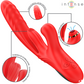 INTENSE - KAROL MULTIFUNCTION VIBRATOR THRUST & STIMULATION & STIMULATING WAVES RED