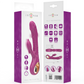 INTENSE - HALLE MULTIFUNCTION VIBRATOR WITH DOLPHIN STIMULATING TONGUE PURPLE