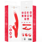 INTENSE - ROSALIA MULTIFUNCTION VIBRATOR 3 IN 1 RED