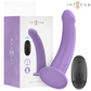 INTENSE - EDDIE VIBRATOR 17.5 CM 10 VIBRATIONS PURPLE REMOTE CONTROL