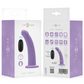 INTENSE - EDDIE VIBRATOR 17.5 CM 10 VIBRATIONS PURPLE REMOTE CONTROL