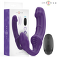INTENSE - JILL DOUBLE VIBRATOR 20 CM PURPLE REMOTE CONTROL