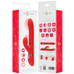 INTENSE - LELE MULTIFUNCTION VIBRATOR ROTATING & OSCILLATION & STIMULATION RED