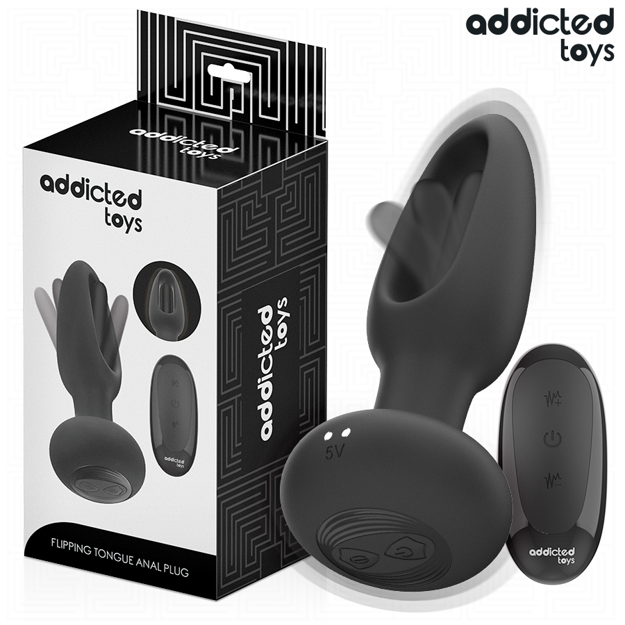ADDICTED TOYS - ANALPLUGG MED VIBRERANDE TUNGA OCH FJÄRRKONTROLL