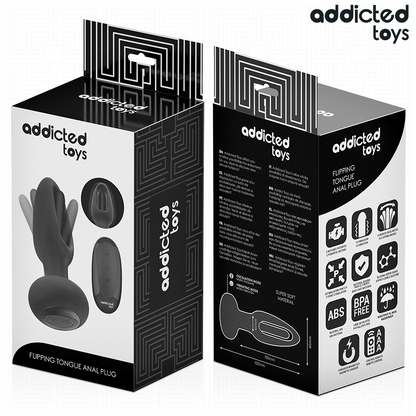 ADDICTED TOYS - ANALPLUGG MED VIBRERANDE TUNGA OCH FJÄRRKONTROLL