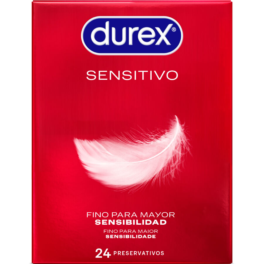 DUREX - SENSITIVE CONDOMS 24 UNITS - Kink&Play