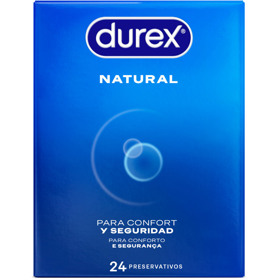 DUREX - NATURAL CONDOMS 24 UNITS - Kink&Play