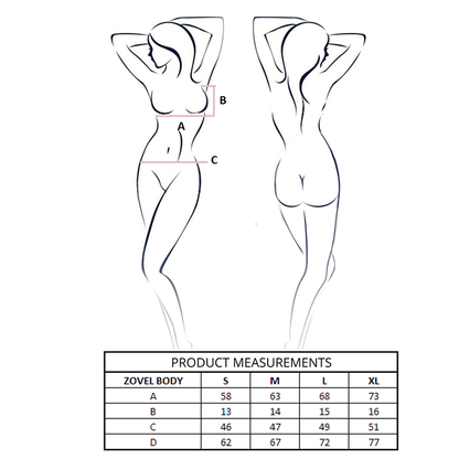PASSION - ZOVEL BODY LJUSGRÅ S/M