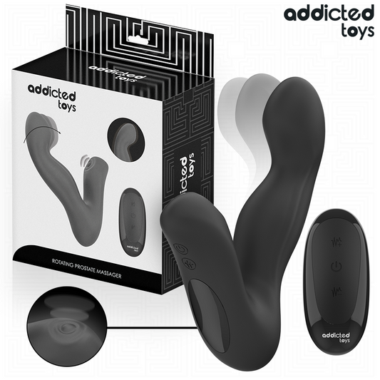 ADDICTED TOYS - OSCILLATING PROSTATE MASSAGER WITH PULSATION MODE REMOTE CONTROL