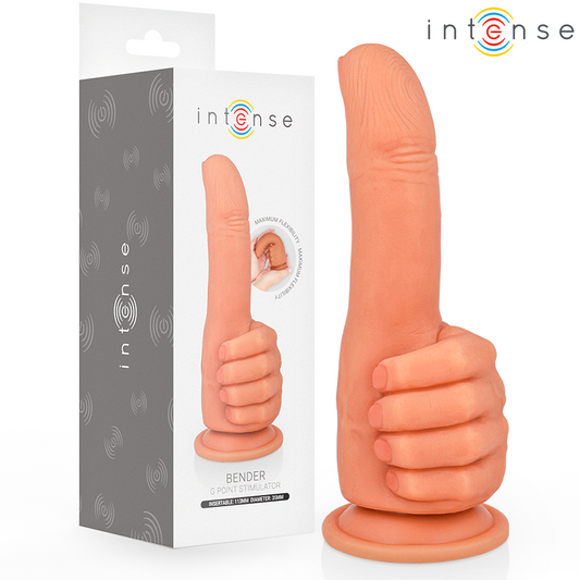 INTENSE - BENDER G-SPOT STIMULATOR FLEXIBLE HAND 11.3 CM