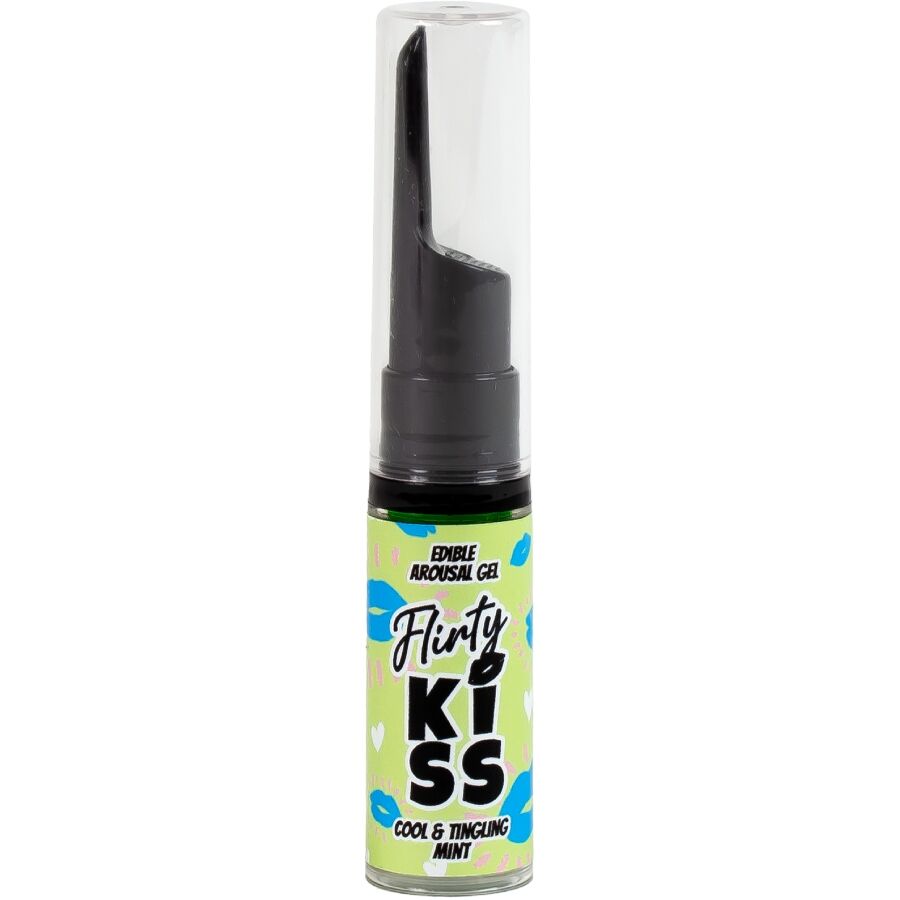 SECRETPLAY - FLIRTY KISS GEL MED ORALAKTSEFFEKTER JORDGUBB & MYNTA 2 x 8 GR